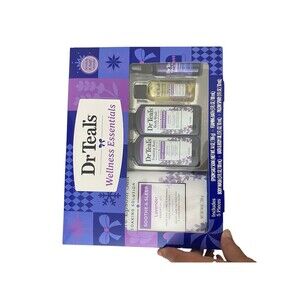 Dr Teal's Soothe & Sleep Lavender 5-Piece Bath & Body Gift Set Travel Size